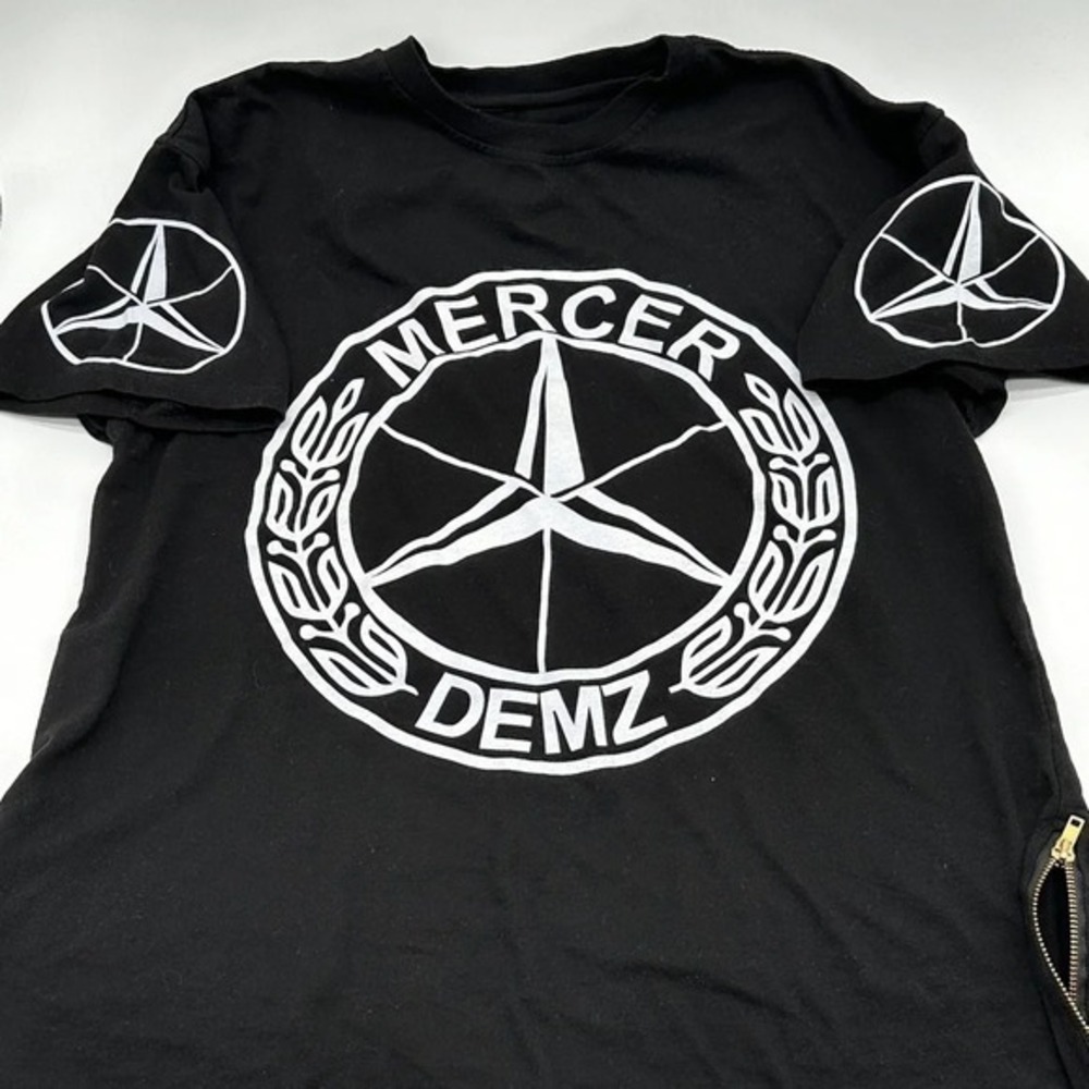Bleecker & Mercer‎ Mercer Demz Long Lined T Shirt Men's 2XLarge Zipper Sides